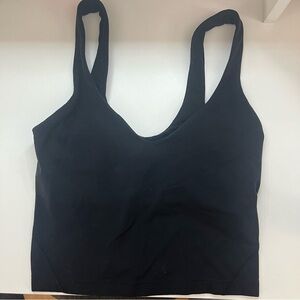 women’s lululemon black align tank in size 0